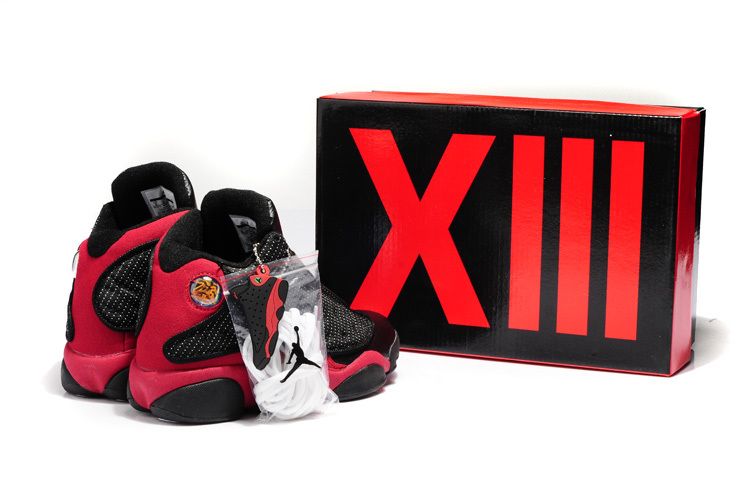 Air Jordan 13 Hardback Black Red Shoes