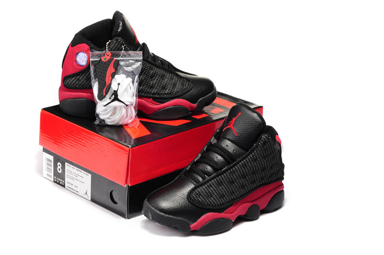 Air Jordan 13 Hardback Black Red Shoes - Click Image to Close