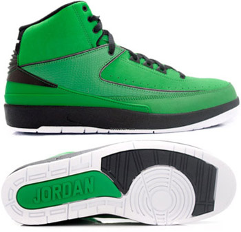 Jordan 2 Retro Green Chrome - Click Image to Close