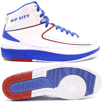 Jordan 2 Retro White Blue White Chrome - Click Image to Close