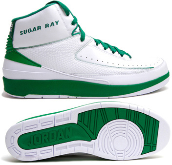 Jordan 2 Retro White Green Chrome