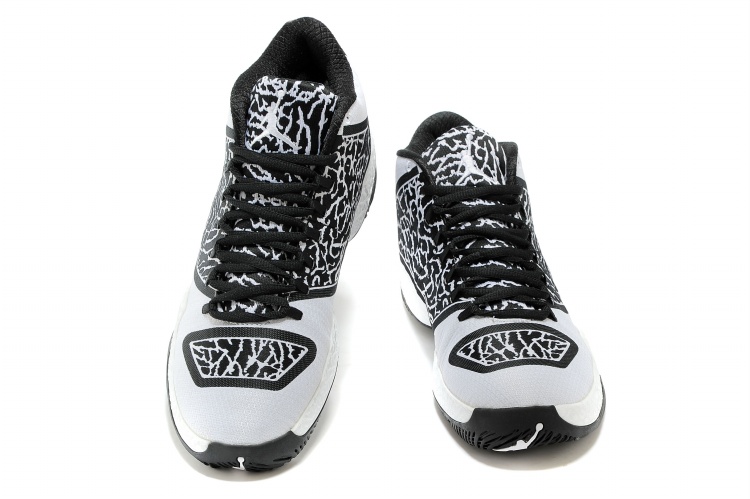 Air Jordan 29 White Black Basketball Shoes