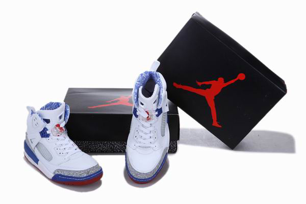 2012 Air Jordan 3.5 Reissue White Blue Grey Cement Shoes - Click Image to Close