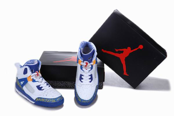 2012 Air Jordan 3.5 Reissue White Blue Yellow Shoes - Click Image to Close