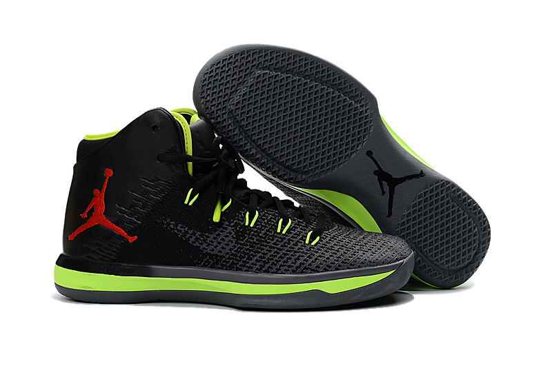 Air Jordan 31 Black Green Shoes - Click Image to Close