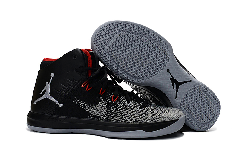 Air Jordan 31 Black Grey Red Shoes