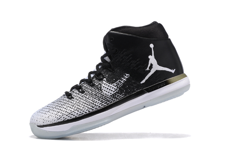 Air Jordan 31 GS Oreo Grey Black Shoes - Click Image to Close