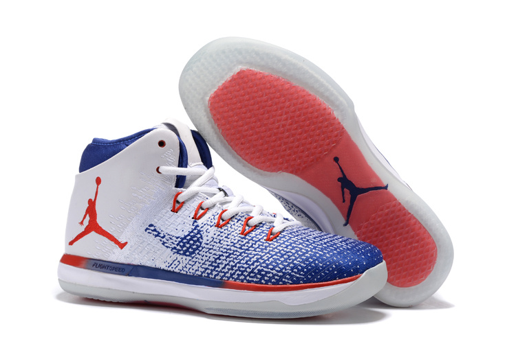 Air Jordan 31 GS USA White Blue Red Shoes