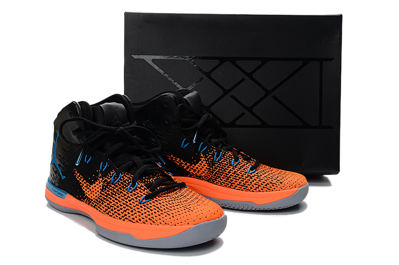 Air Jordan 31 Orange Black Blue Shoes - Click Image to Close