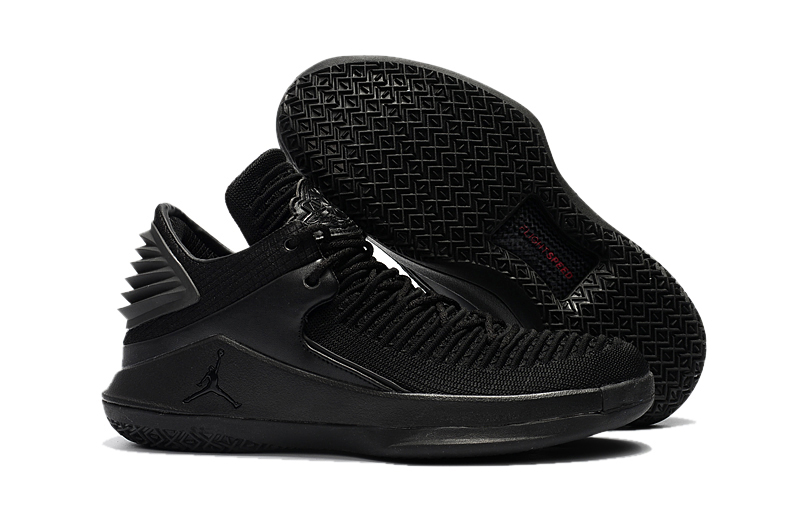 Air Jordan 32 Low All Black Shoes - Click Image to Close