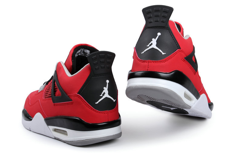 2013 Jordan 4 Red Black White Shoes - Click Image to Close