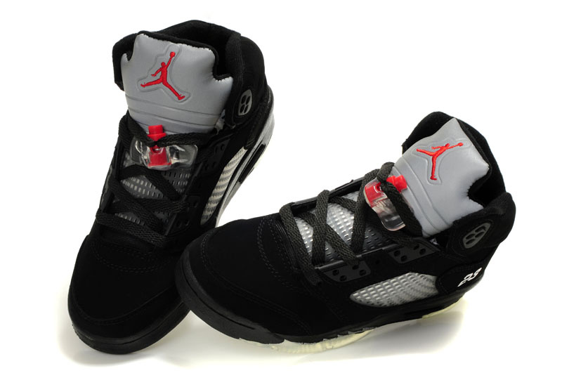 Jordan 5 Retro Black Grey Shoes