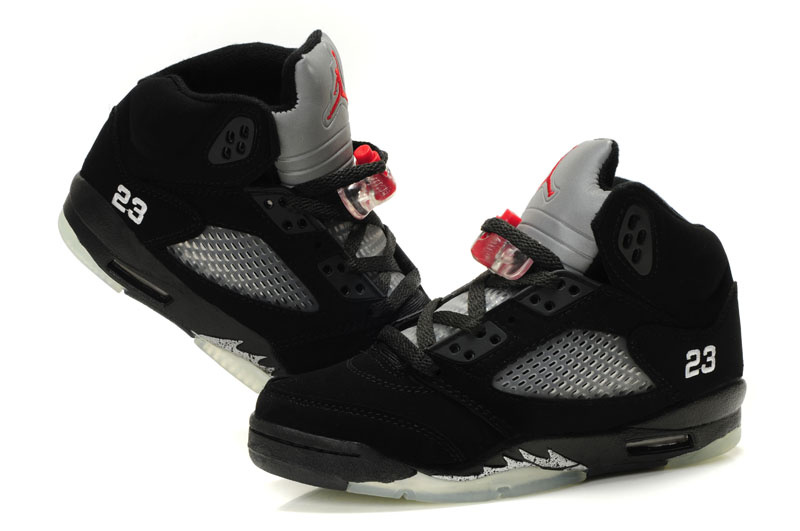 Jordan 5 Retro Black Grey Shoes