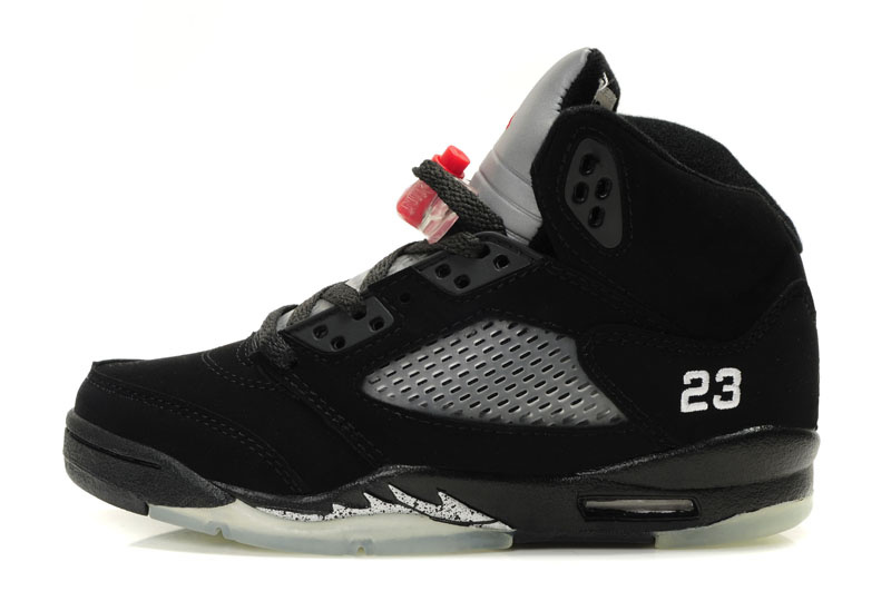 Jordan 5 Retro Black Grey Shoes