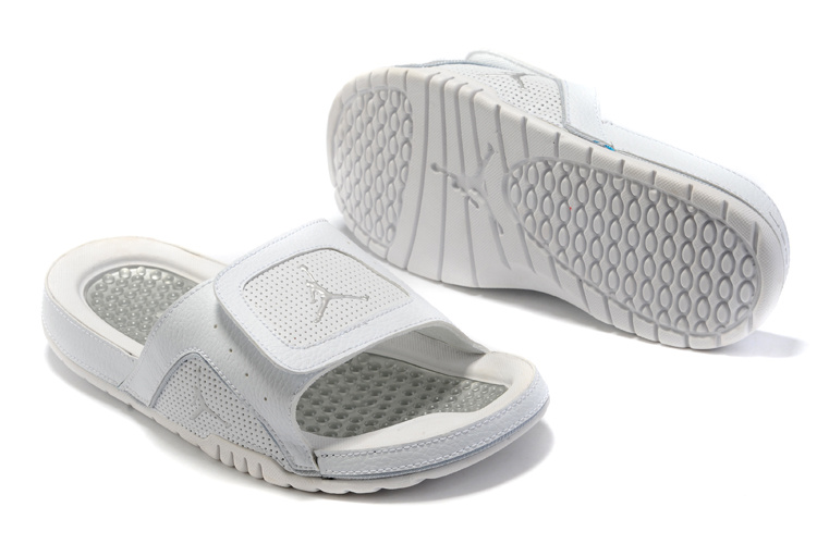 Air Jordan Hydro 5 White Grey - Click Image to Close