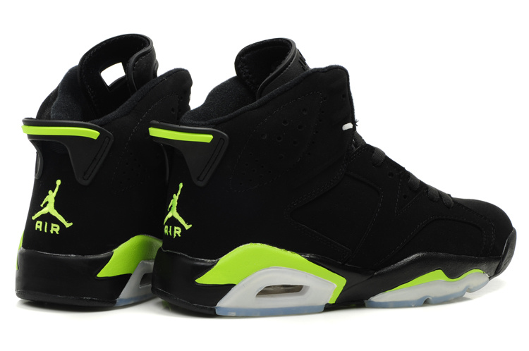 Jordan 6 Retro Black White Green