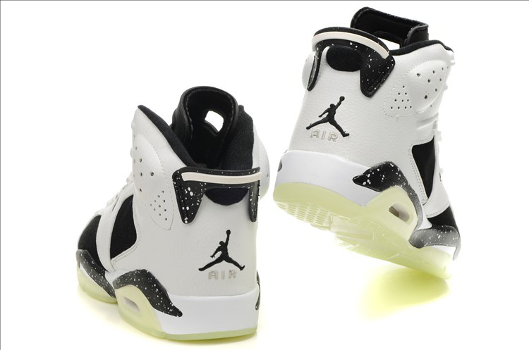 Midnight Air Jordan 6 White Black - Click Image to Close