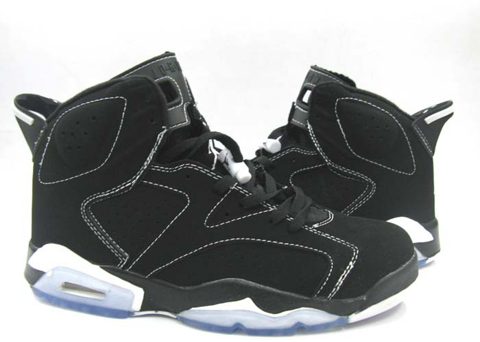 Jordan 6 Retro Black White Shoes