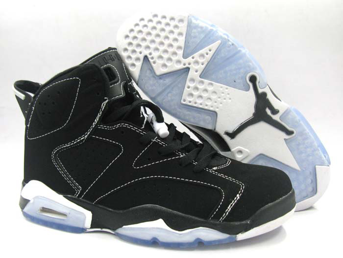 Jordan 6 Retro Black White Shoes - Click Image to Close