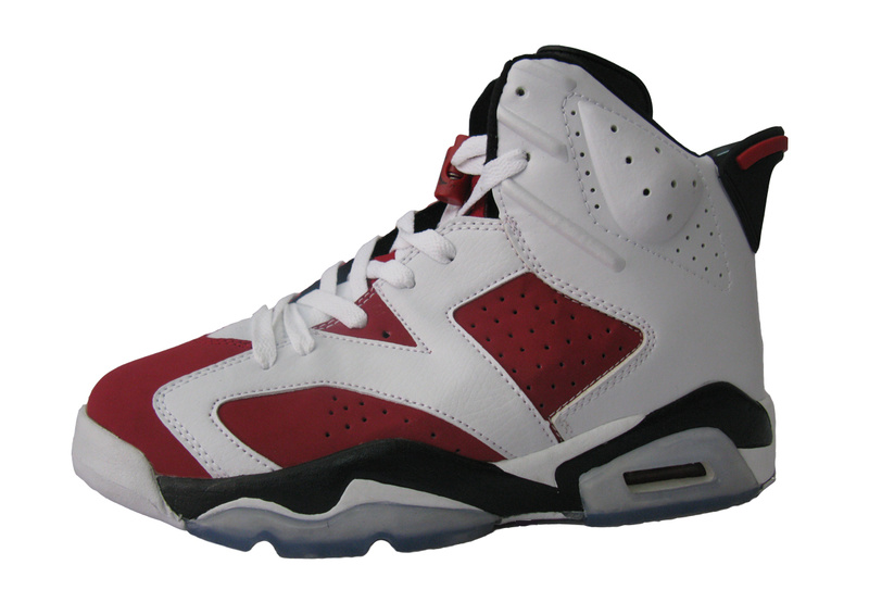 Jordan 6 Retro White Red Black Shoes - Click Image to Close