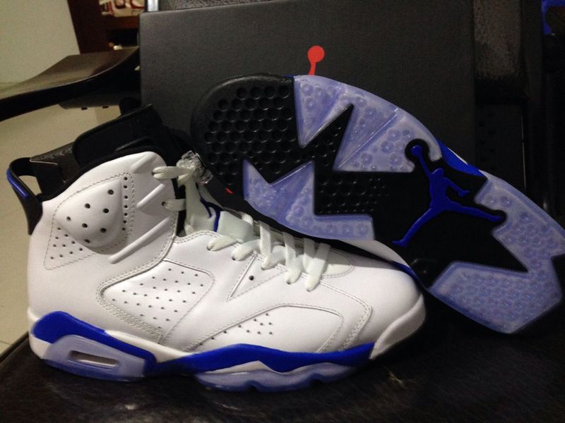 2015 Air Jordan 6 Sport Blue Shoes Original - Click Image to Close