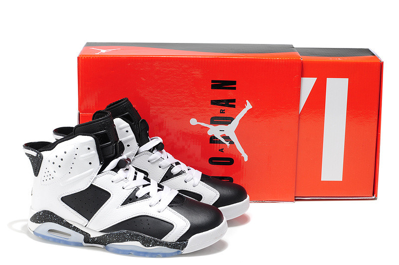 Air Jordan 6 White Black - Click Image to Close