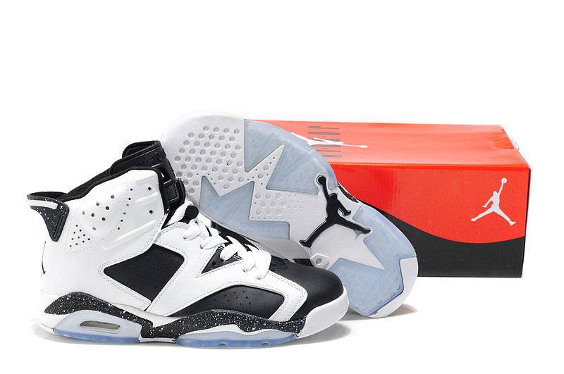 Air Jordan 6 White Black