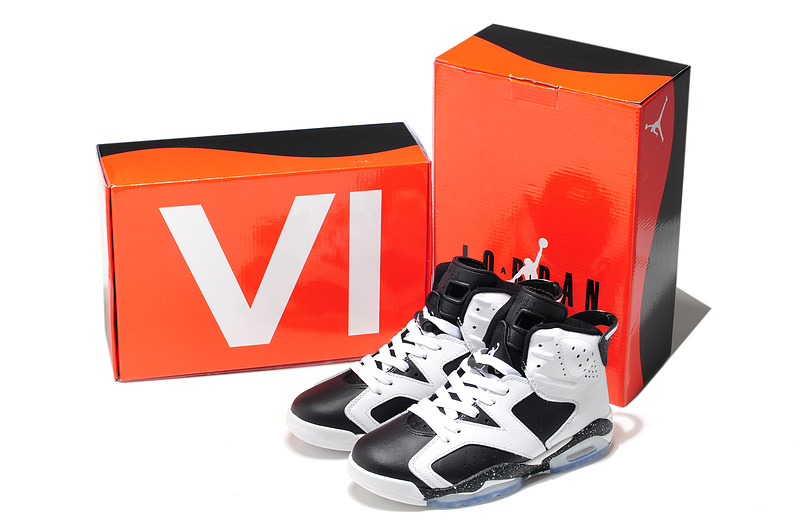 Air Jordan 6 White Black - Click Image to Close