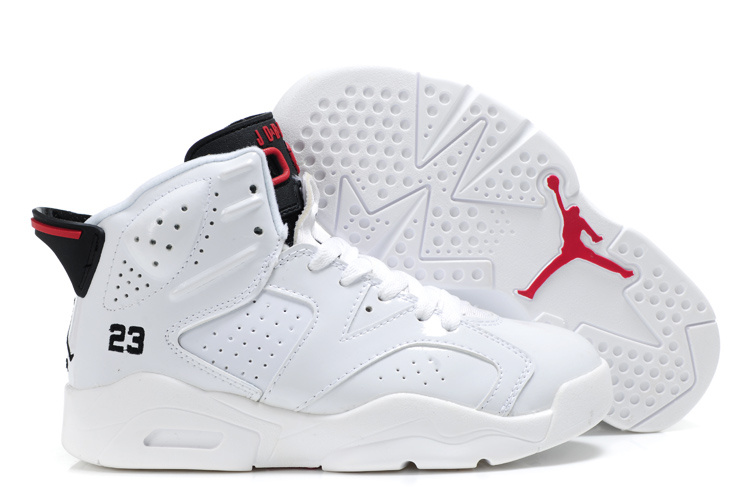 Air Jordan 6 White For Kids