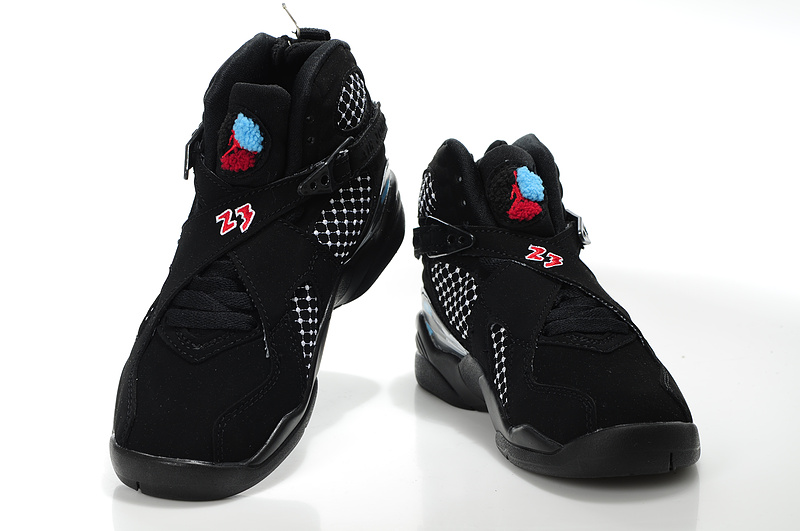 Air Jordan 8 Black For Kids