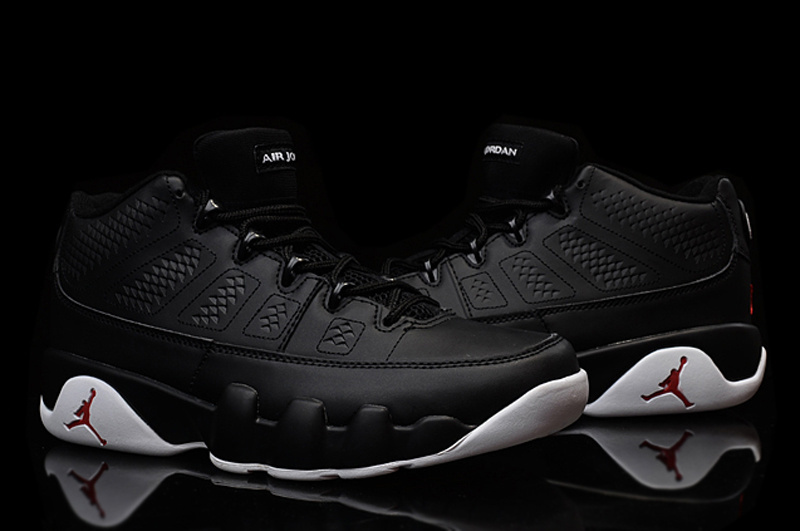 Air Jordan 9 Low 30th Black White Shoes