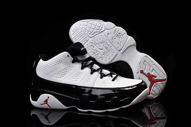 Air Jordan 9 Low 30th White Black Shoes