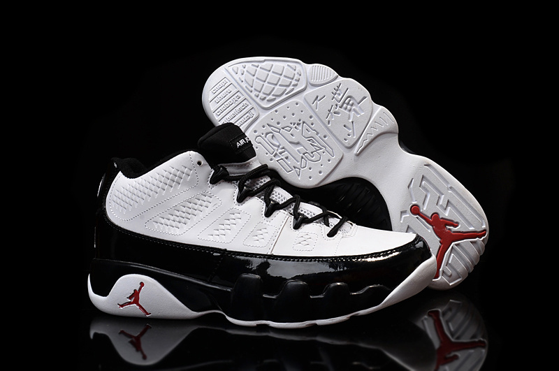 Air Jordan 9 Low 30th White Black Shoes - Click Image to Close