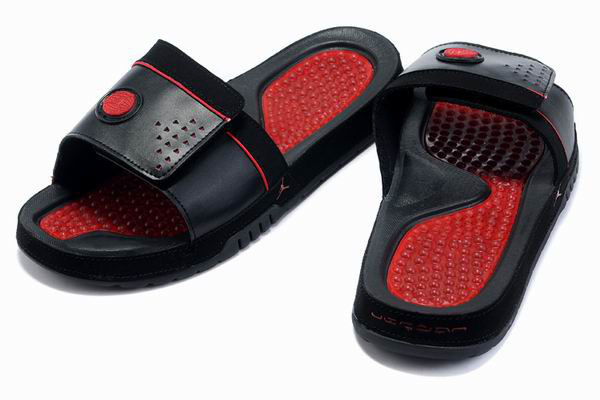 Air Jordan 9 Slipper Black Red