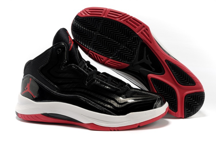 Air Jordan Aero Mania Black White Red Shoes - Click Image to Close