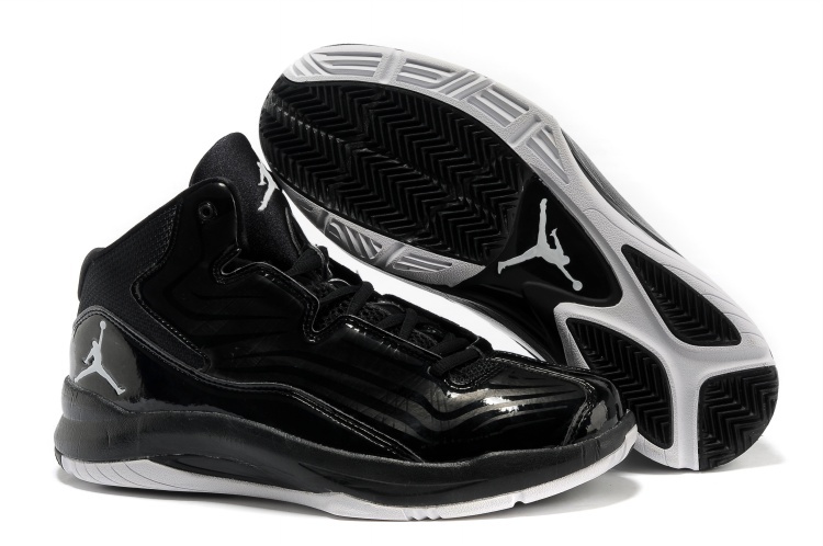 Air Jordan Aero Mania Black White Shoes - Click Image to Close