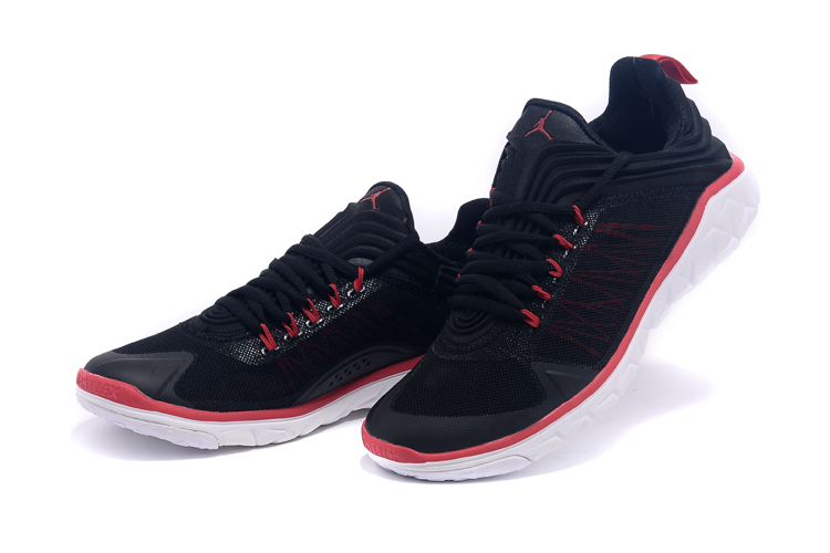 Air Jordan Flight Frex Trainer Black White Red Shoes - Click Image to Close