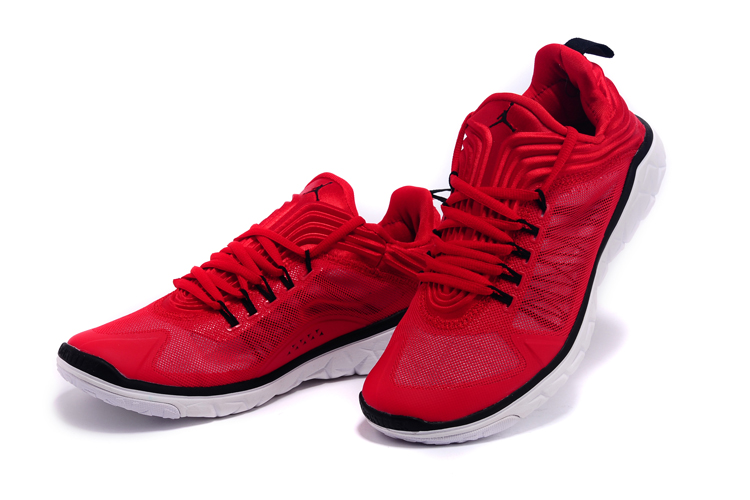 Air Jordan Flight Frex Trainer Red Black White Shoes - Click Image to Close