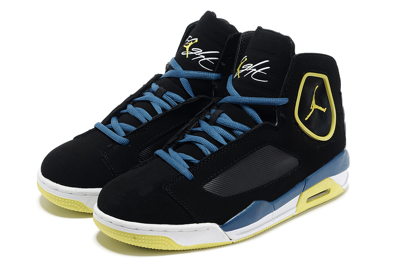 Air Jordan Flight Luminary Black Yellow White Shoes