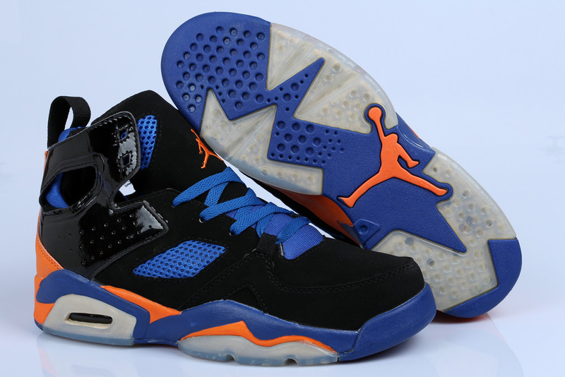 Air Jordan Fltclb '911 Black Blue Orange Shoes - Click Image to Close