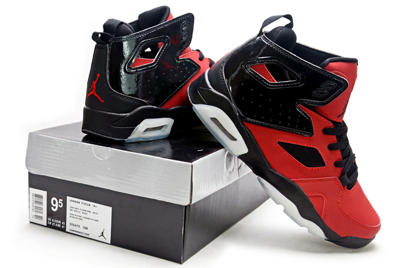 2013 Air Jordan Fltclb 911 Black Red White Shoes - Click Image to Close