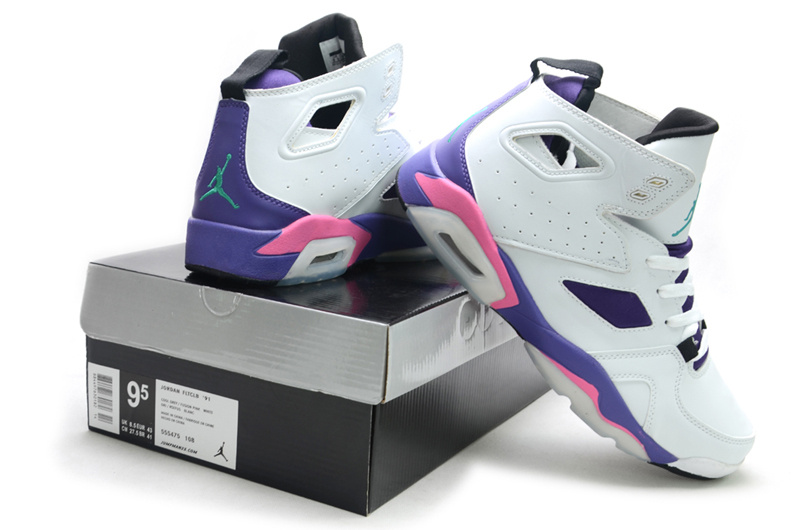 purple pink jordans