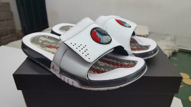 Air Jordan Hydro VIII White Red Sandal