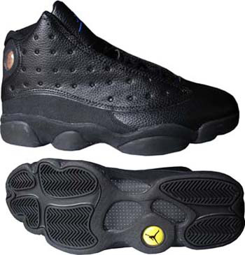 Jordan 13 Retro All Black Shoes - Click Image to Close