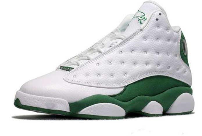 Jordan 13 Retro Shoes White Green