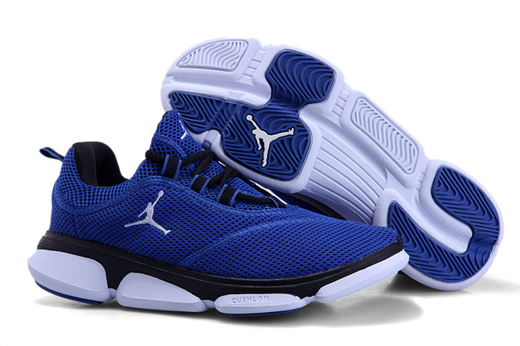Women's Air Jordan Running Shoes Blue White