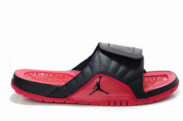 Air Jordan Slipper Red Black