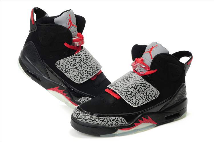 Real Air Jordan Son Of Mars Black Grey Red