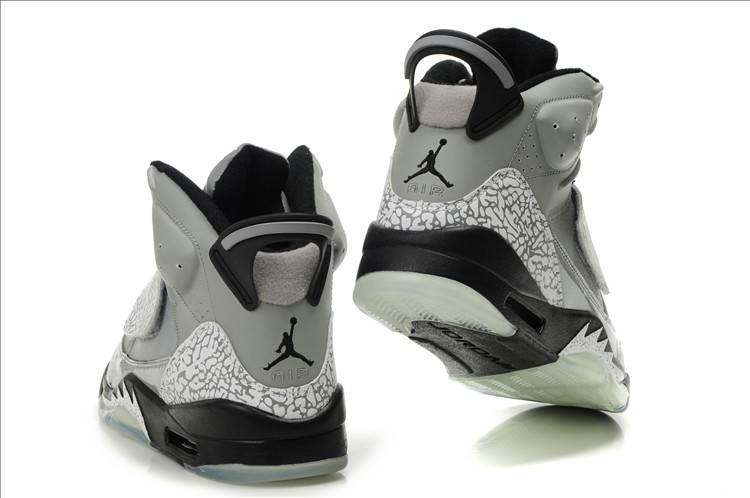 Real Air Jordan Son Of Mars Grey Black - Click Image to Close