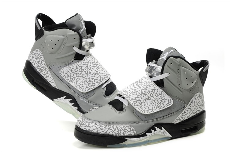 Real Air Jordan Son Of Mars Grey Black - Click Image to Close